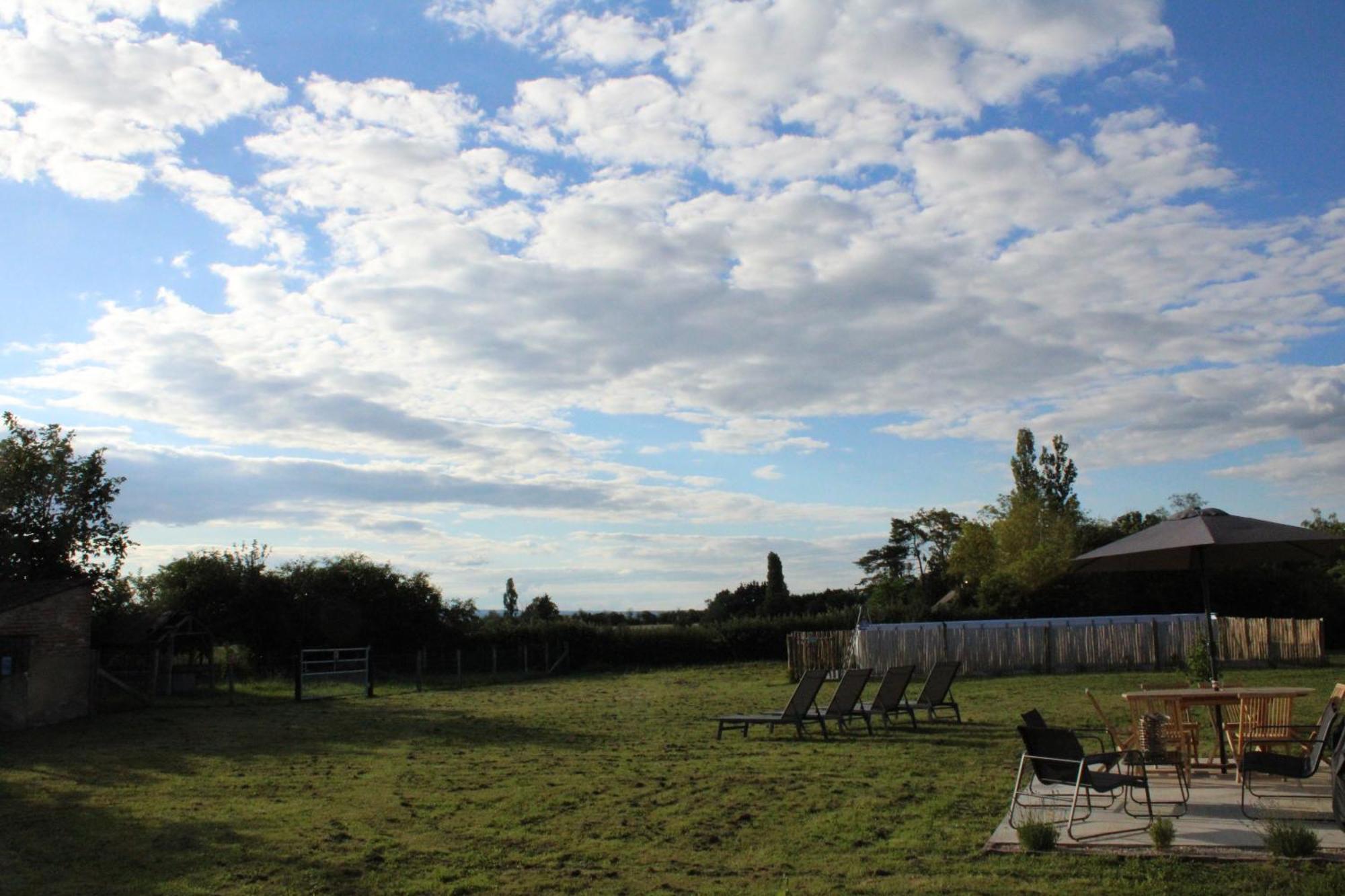 La Bergerie Et Les Bles Dores Villa Palleau ภายนอก รูปภาพ